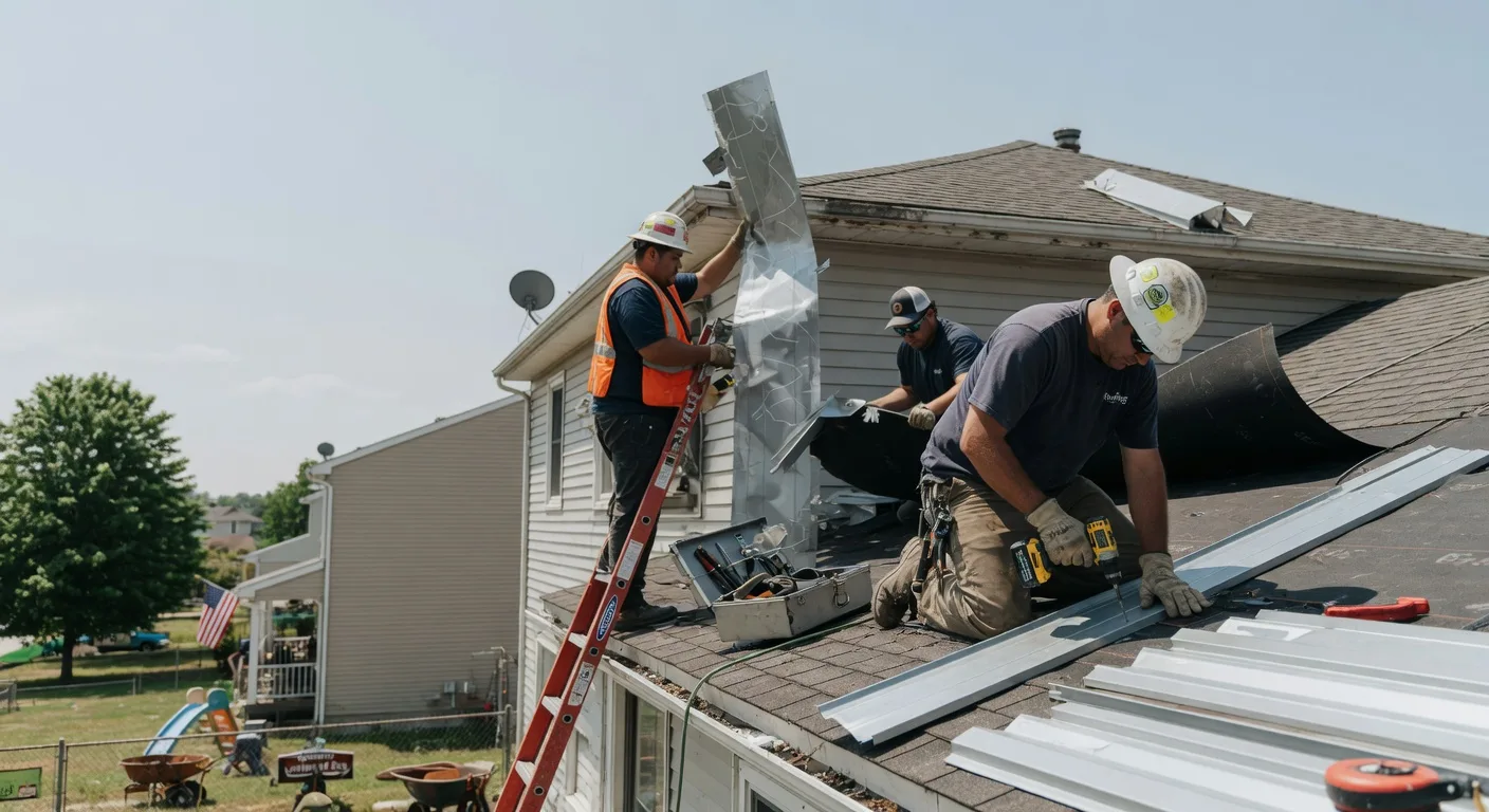 Storm Damage Metal Roof Repair in Battle Creek, IA
